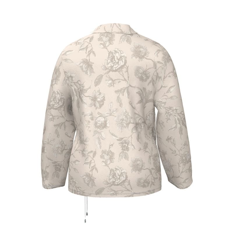 Wrap Blazer Ivory Le Toile Satin Wrap Blazer