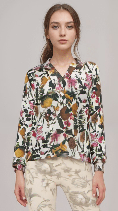 Wrap Blazer Lush Whimsy Womens Satin Wrap Blazer
